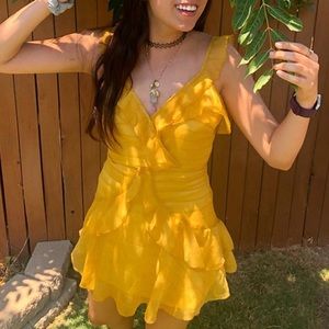 The Sammy dress in Mustard